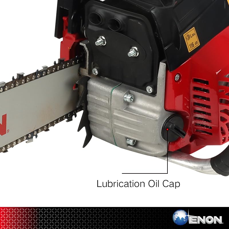 Gasoline Chainsaw 5818 - 18-inch, 2700W, 3000RPM, 58CC Engine - Woodcutting Saw for Farm, Garden, and Ranch- XE-GCS5818