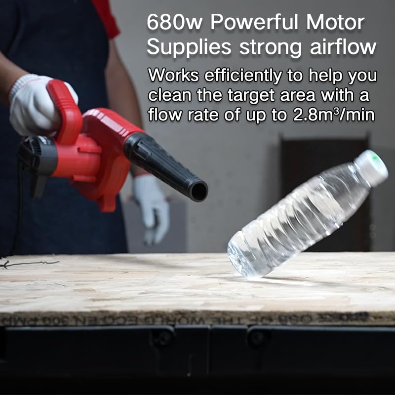 650W Handheld Air Blower High-Power  - Variable Speed, 19,500 RPM Electric Blower for Efficient Dust and Debris Cleaning -XE-6501