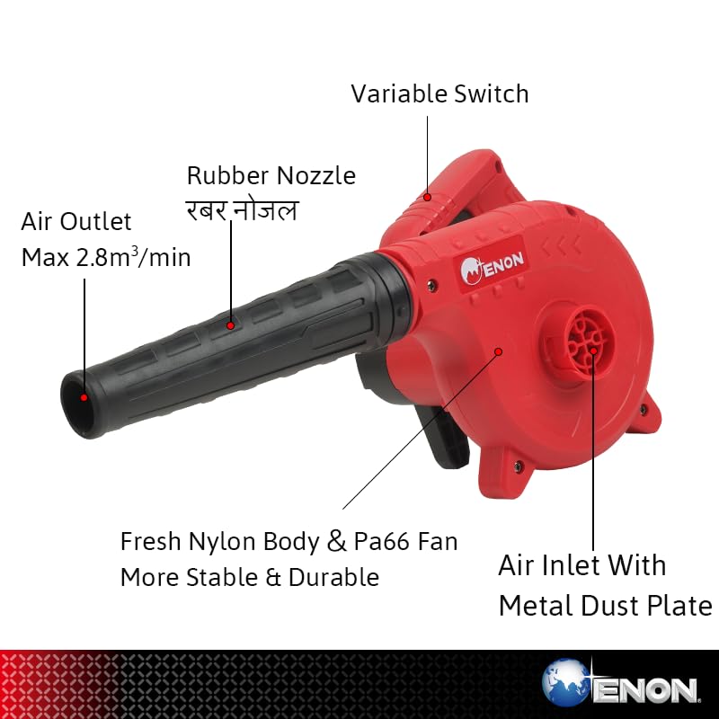 650W Handheld Air Blower High-Power  - Variable Speed, 19,500 RPM Electric Blower for Efficient Dust and Debris Cleaning -XE-6501