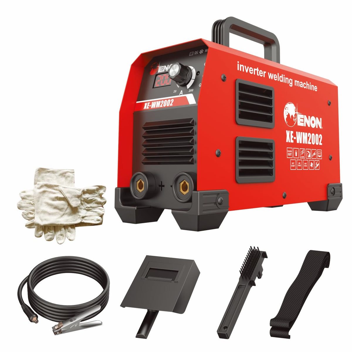 200A Advanced IGBT Inverter ARC Welding Machine - Portable, Hot Start & Anti-Stick - XE-WM2002
