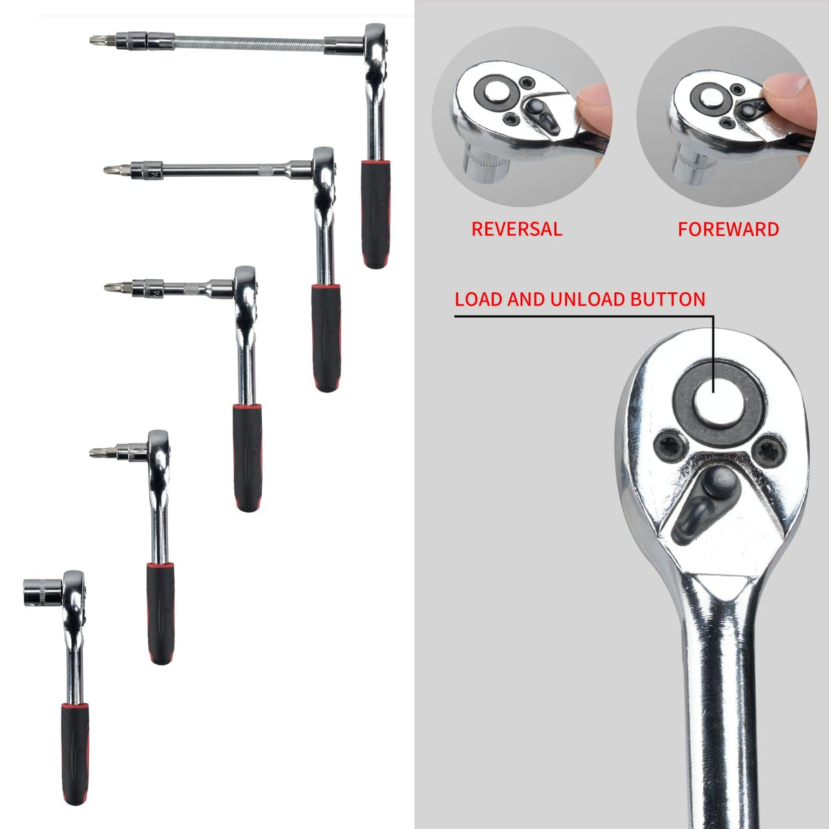 46-Piece Household Hand Tool Kit - 1/4