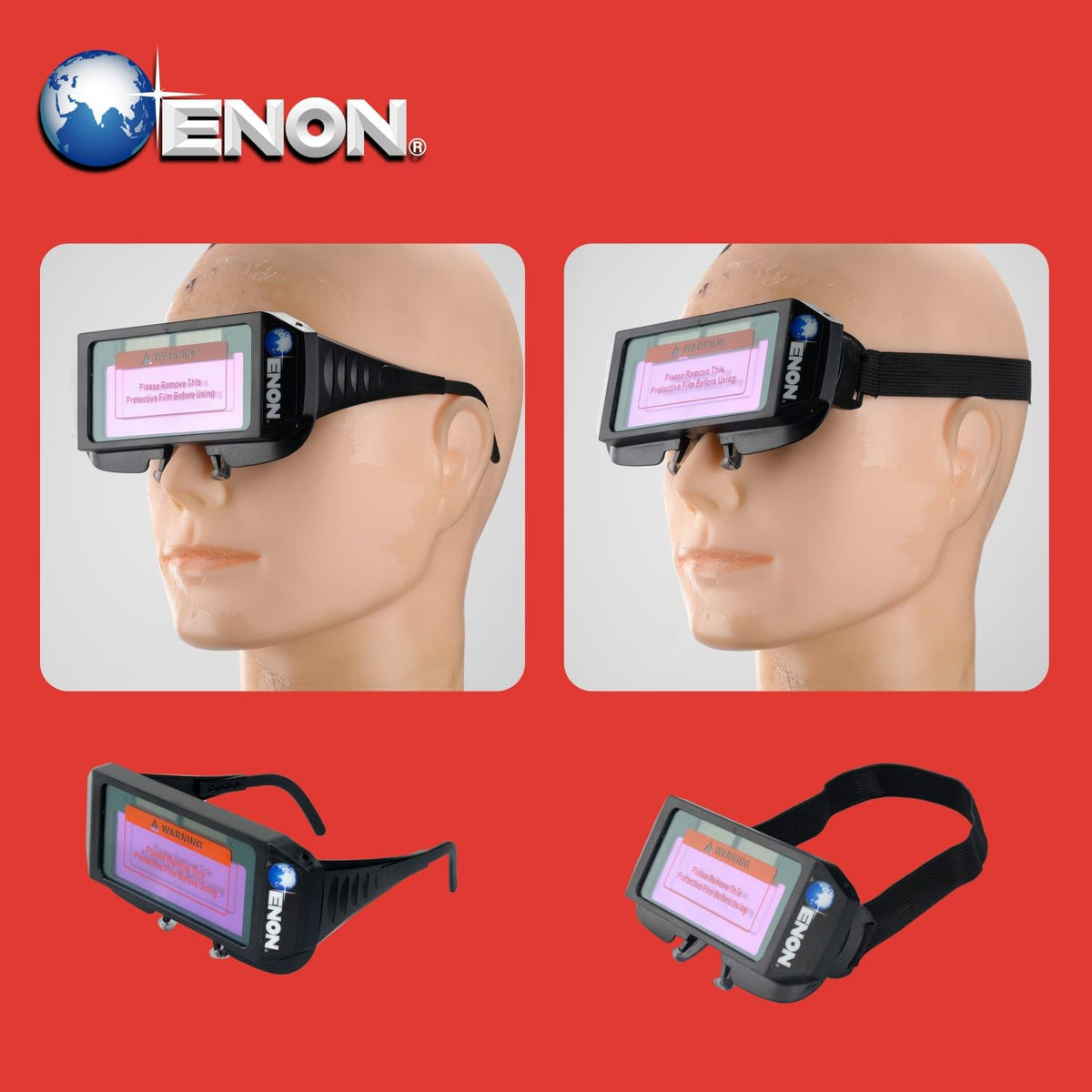 Auto Darkening Welding Goggles - UV Protection, Anti-Glare Safety Glasses -AW-1001