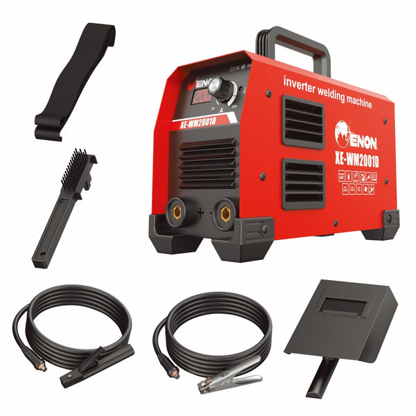 200A Professional Inverter ARC Welding Machine - Dual Phase, 9500W, Advanced IGBT, Hot Start, Anti-Stick, LED Display, Portable- XE-WM2001D