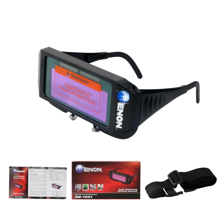 Auto Darkening Welding Goggles - UV Protection, Anti-Glare Safety Glasses -AW-1001
