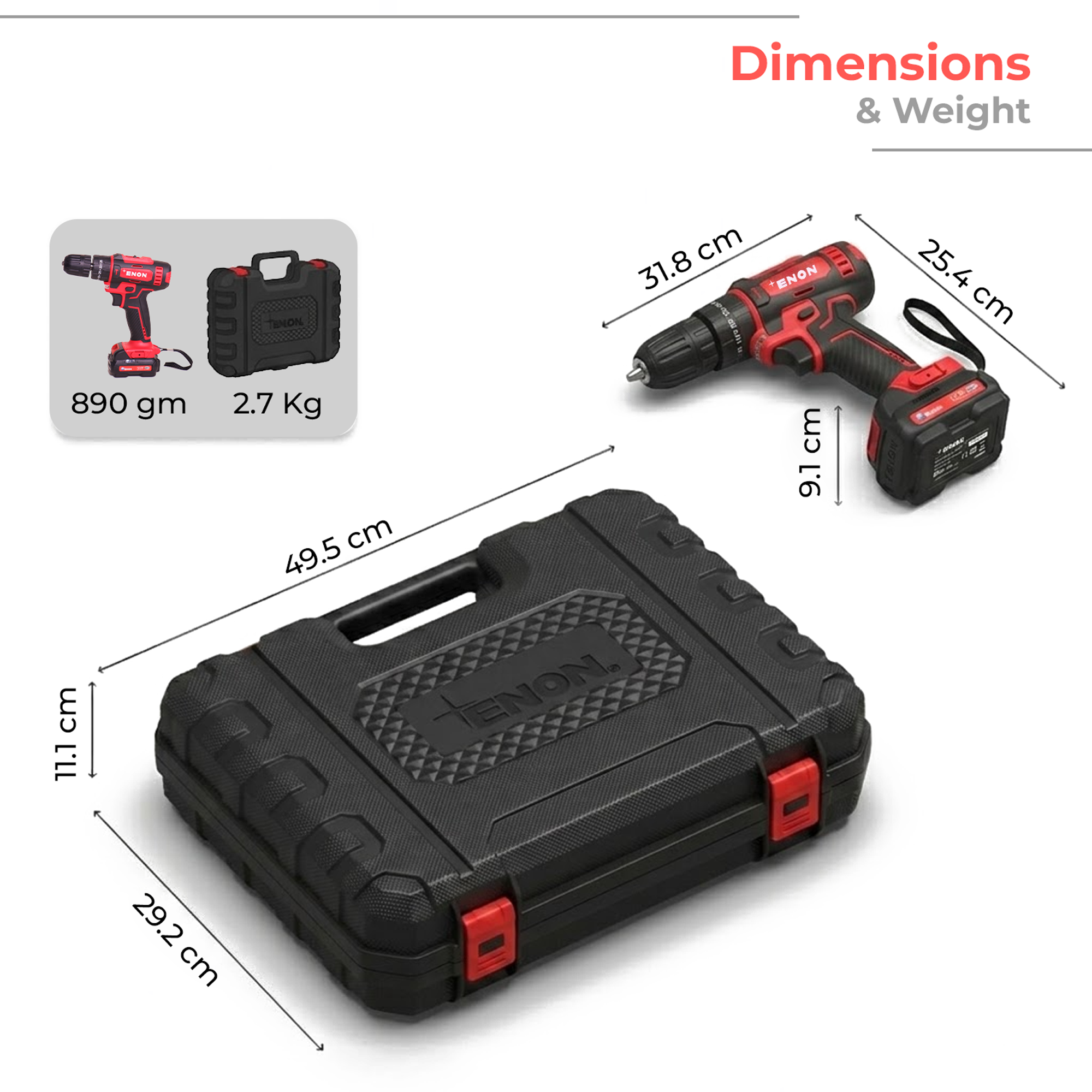 12.6V Cordless Impact Drill Driver Kit  2x1.5Ah Batteries & 82-Piece Accessory Set - 1500RPM, 22Nm Torque, Magnetic Base - XE-CD1610