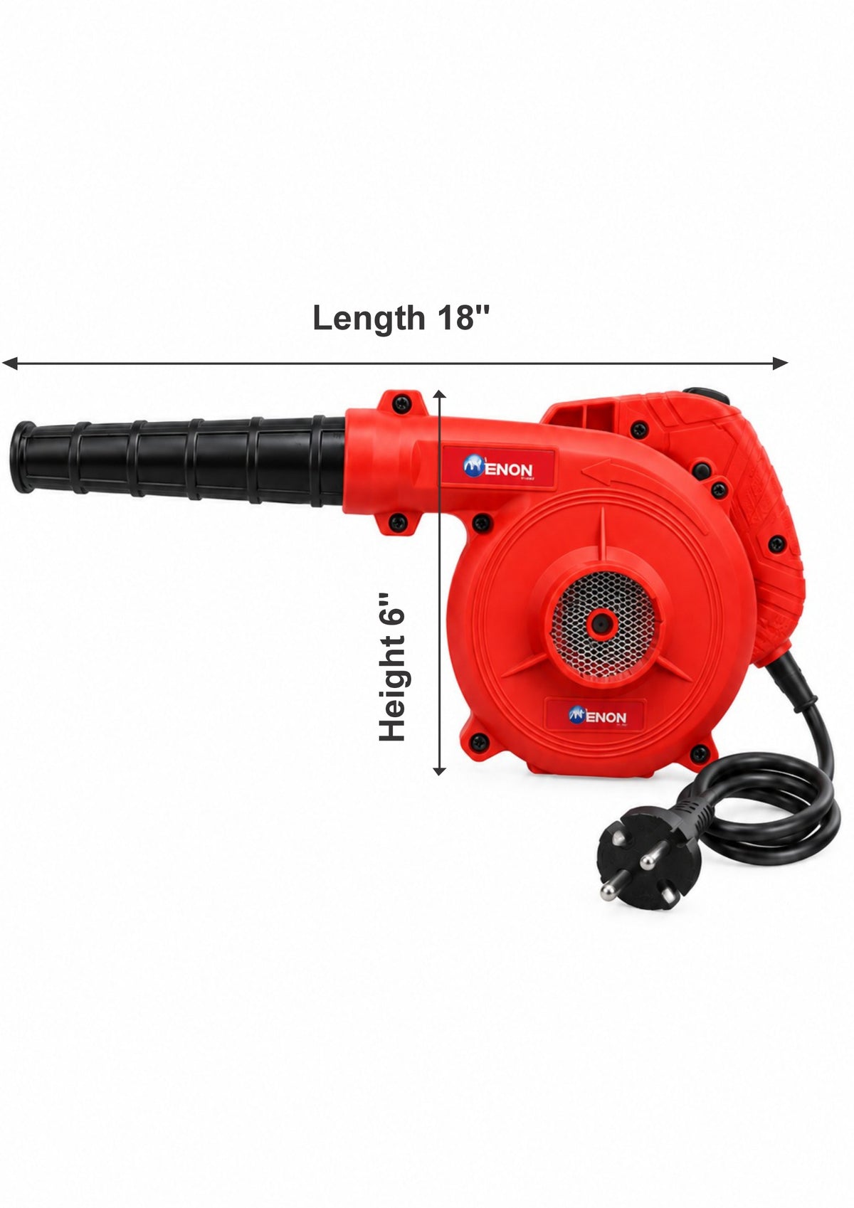600W Electric Air Blower Machine | 19,500 RPM | 3M Long Cord | Concentrator Nozzle | For PC Cleaning, Workshop & Car Detailing | XE-6001